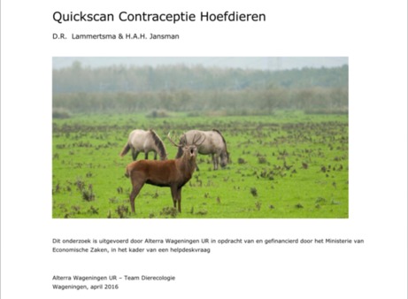 quickscan contraceptie hoefdieren 2